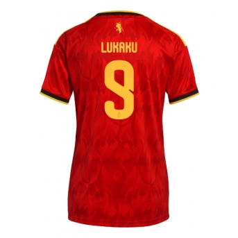 Billige Fotballdrakt Belgia Romelu Lukaku #9 Replika Hjemmedrakt Dame VM 2026 Kortermet